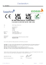 Предварительный просмотр 3 страницы EOGB Sapphire 6-32 kW Service Manual