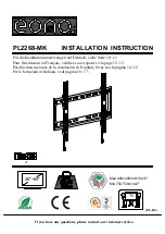 Предварительный просмотр 1 страницы Eono PL2268-MK Installation Instruction