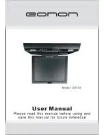 Eonon D3103 User Manual preview