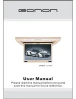 Preview for 1 page of Eonon L0103 User Manual