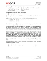 Preview for 12 page of Eoptis CLM-194 User Manual