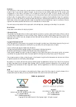 Preview for 2 page of Eoptis MAIA M2 Quick User Manual