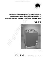 EOS 38.AS Installation And Operating Manual preview