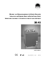 EOS 38.AS Installation And Operation Manual preview