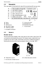 Предварительный просмотр 13 страницы EOS 94 00 Series Installation And Operating Instructions Manual