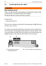 Предварительный просмотр 42 страницы EOS 94 00 Series Installation And Operating Instructions Manual