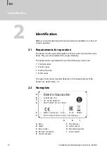 Предварительный просмотр 10 страницы EOS 94 6905 00 Installation And Operating Instructions Manual