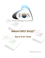 Предварительный просмотр 1 страницы EOS Arrow 100 GNSS Quick Start Manual