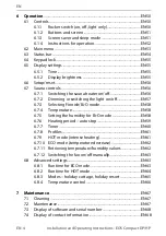 Preview for 4 page of EOS Compact DP Installation And Operating Instructions Manual