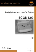 Предварительный просмотр 1 страницы EOS ECON L09 Installation And User Manual