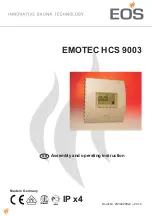 Предварительный просмотр 1 страницы EOS EMOTEC HCS 9003 Assembly And Operating Instruction