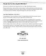 Preview for 2 page of EOS EOS-100R Owner'S Manual