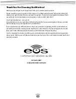 Preview for 2 page of EOS EOSP-500 User Manual