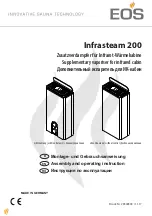 EOS Infrasteam 200 Assembly And Operating Instruction preview
