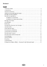 Preview for 3 page of EOS Infratec Classic Assembly And Operating Instruction