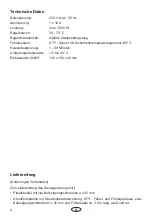 Preview for 4 page of EOS Infratec Classic Assembly And Operating Instruction