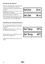 Preview for 12 page of EOS Infratec Classic Assembly And Operating Instruction