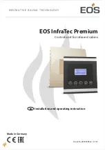 EOS InfraTec Premium Installation And Operating Instruction preview