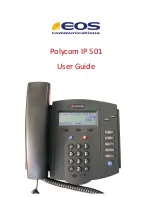 EOS Polycom IP 501 User Manual предпросмотр