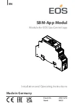 EOS SBM-App Installation And Operating Instructions Manual предпросмотр