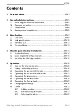 Preview for 3 page of EOS SBM-App Installation And Operating Instructions Manual