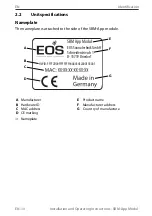 Preview for 10 page of EOS SBM-App Installation And Operating Instructions Manual