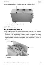 Предварительный просмотр 29 страницы EOS SteamAttrac Installation And Operating Instructions Manual