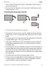 Предварительный просмотр 33 страницы EOS SteamAttrac Installation And Operating Instructions Manual