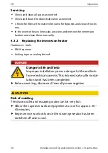 Предварительный просмотр 58 страницы EOS SteamAttrac Installation And Operating Instructions Manual