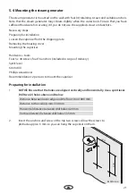 Предварительный просмотр 21 страницы EOS SteamRock II Basic Installation And Operation Manual