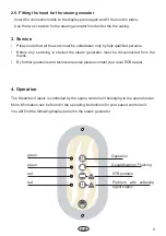 Preview for 9 page of EOS SteamTec Classic Assembly And Operating Instruction