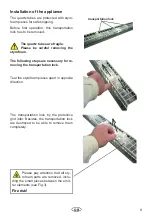 Preview for 9 page of EOS TSS 2003 Assembly And Operating Instruction