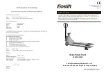 Eoslift E20M Operating Instructions Manual preview