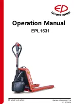 Предварительный просмотр 1 страницы EP Equipment EPL1531 Operation Manual