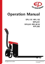 ep EPL151 Operation Manual preview