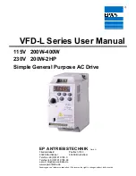 EPA VFD-L series User Manual предпросмотр