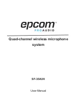 Epcom PROAUDIO SF-354UH User Manual предпросмотр