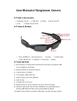 Epcom Sunglasses Camera User Manual preview