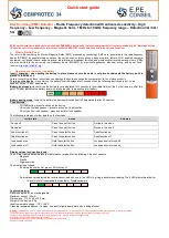 Preview for 1 page of EPE Conseil Cemprotec 34 Quick Start Manual