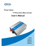 Предварительный просмотр 1 страницы Epever IPower IP1500-12 User Manual