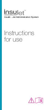 EPG InsuJet Instructions For Use Manual предпросмотр