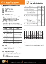 Предварительный просмотр 4 страницы EPH Controls CP4M Operating Instructions