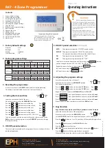 EPH Controls R47 Operating Instructions предпросмотр