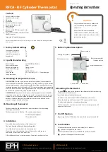 Preview for 1 page of EPH Controls RFCA-RF Operating Instructions