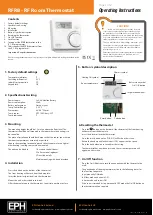 EPH Controls RFRB Operating Instructions preview