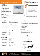 EPH Controls RFRP-OT Operating Instructions preview