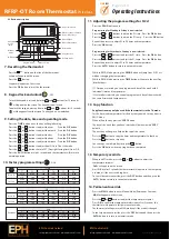 Предварительный просмотр 2 страницы EPH Controls RFRP-OT Operating Instructions