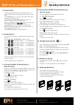 Предварительный просмотр 3 страницы EPH Controls RFRP-OT Operating Instructions