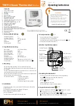 Preview for 1 page of EPH Controls TRFPi2 Operating Instructions