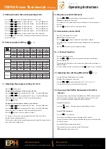 Preview for 2 page of EPH Controls TRFPi2 Operating Instructions